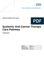 Systemic Anti-Cancer Therapy Care Pathway - Anaphylaxis Final v3