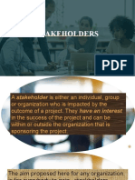 STAKEHOLDERS