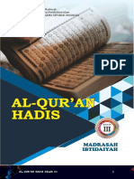 Al-Qur An Hadis Mi Kelas III KSKK 2020 Kamimadrasah