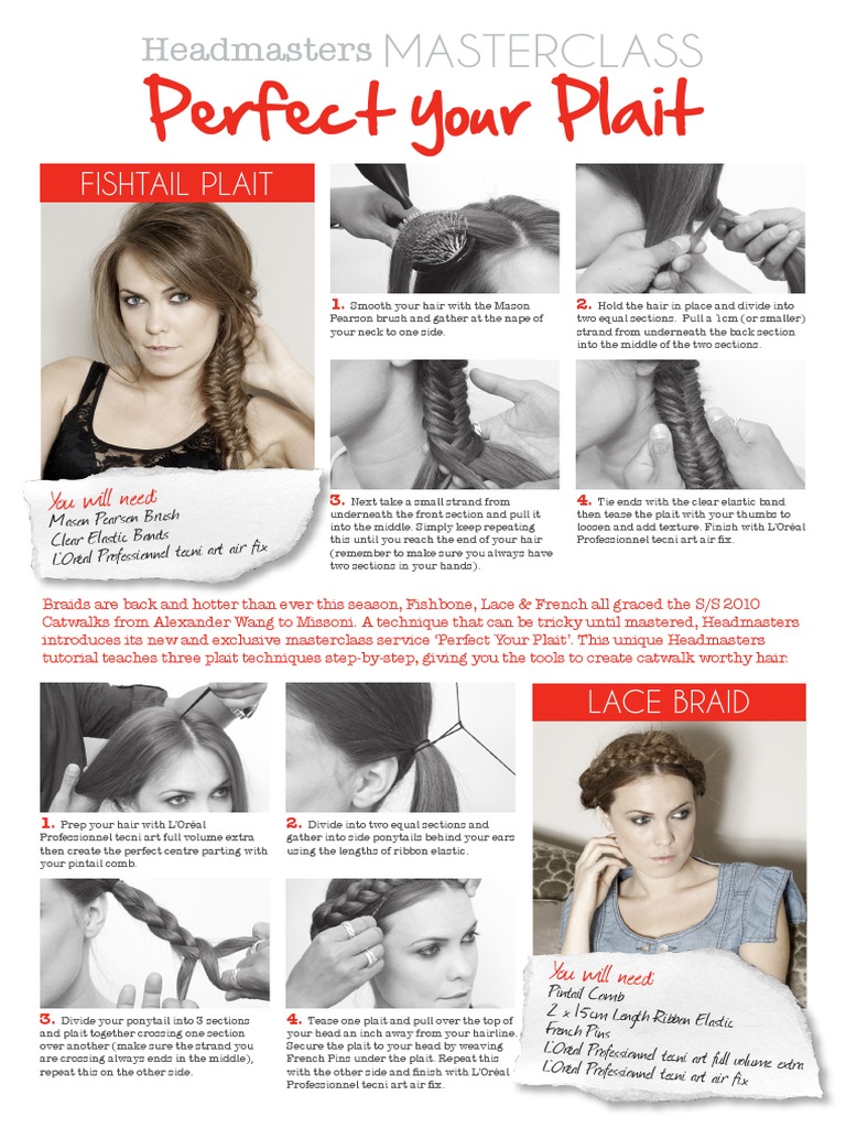 Perfect How To Plait Your Hair | PDF | Braid | Human Hair