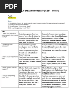 Ielts Speaking Forecast 12021 Part 1 09.02