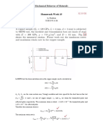 Homework Week 15: Mechanical Behavior of Materials