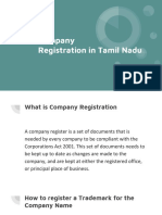 Company Registration in Tamil Nadu