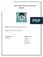 Dr. Ram Manohar Lohiya National Law University Lucknow: Subject: Topic
