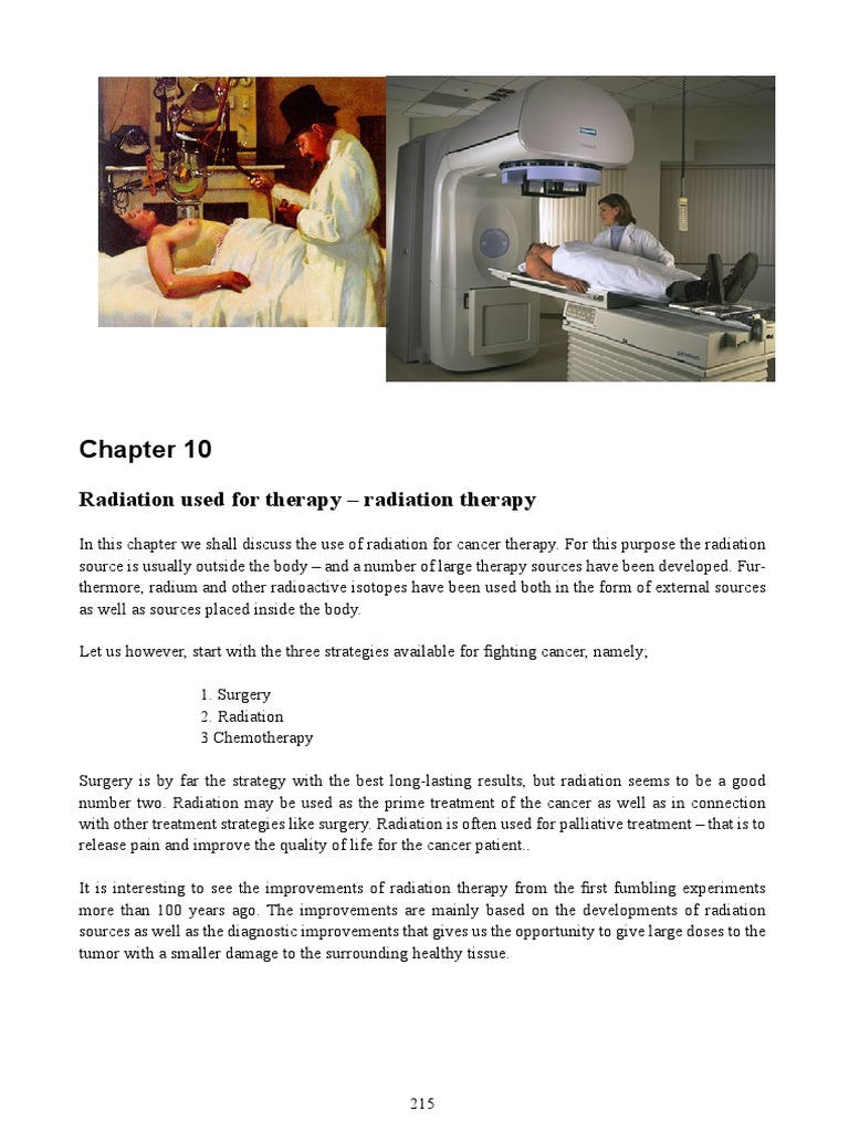 A Comprehensive History of the Development of Radiation Therapy From