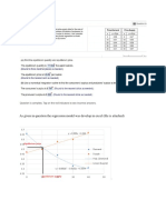 As Given in Question The Regression Model Was Develop in Excel (File Is Attached)