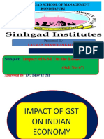 Impact of GST On The Economy