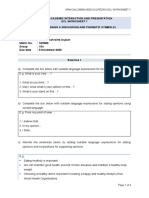 SCL 1 (Opening A Discussion & Phonetic Symbols)