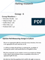 Marketing Research: Group - 6