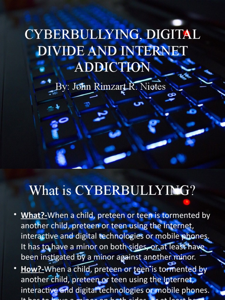 Cyberbullying and Digital Divide Issues | PDF | Cyberbullying | Bullying