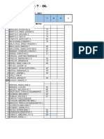 Grade 7 - DL: SY 2020 - 2021 Name of Student 1 2 3 Boys