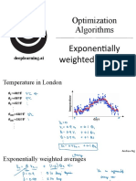 Optimization Algorithms: Exponentially Weighted Averages