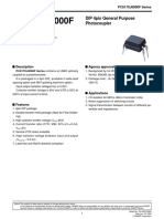 PC817XJ0000F Series: DIP 4pin General Purpose Photocoupler