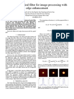 Butterworth Spiral Filter For Image Processing With Edge Enhancement