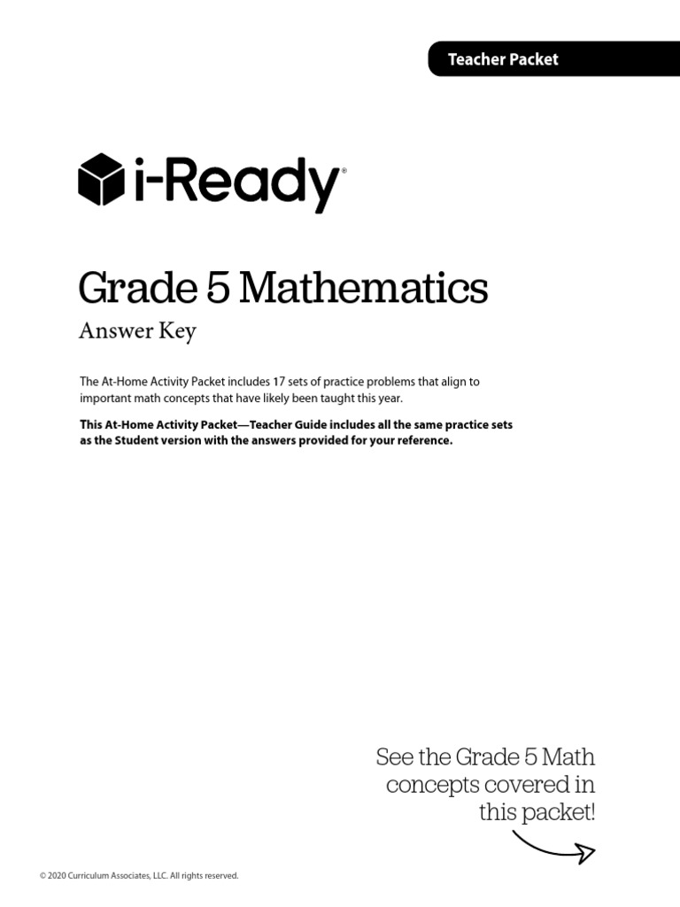 Grade 5 math answer key pdf division mathematics numbers