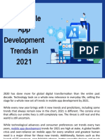 Top Mobile App Development Trends for 2021 - PPT