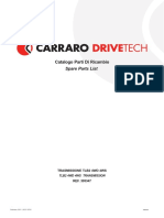 Catalogo Parti Di Ricambio: Spare Parts List