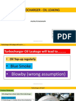 Turbocharger Oil Leaking Training Presentation