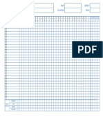 Attendance Sheet Template Monthly