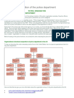 Composition and Structure of Police Departments