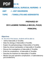 MSN Ii - 24.6.2020 An-Tonsillitis and Adenoiditis