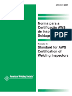AWS QC12007 Norma p Certif Aws p Inspetores