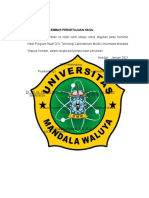Hasil Penelitian Program Studi D-IV Teknologi Laboratorium Medis Universitas Mandala Waluya Kendari 2021