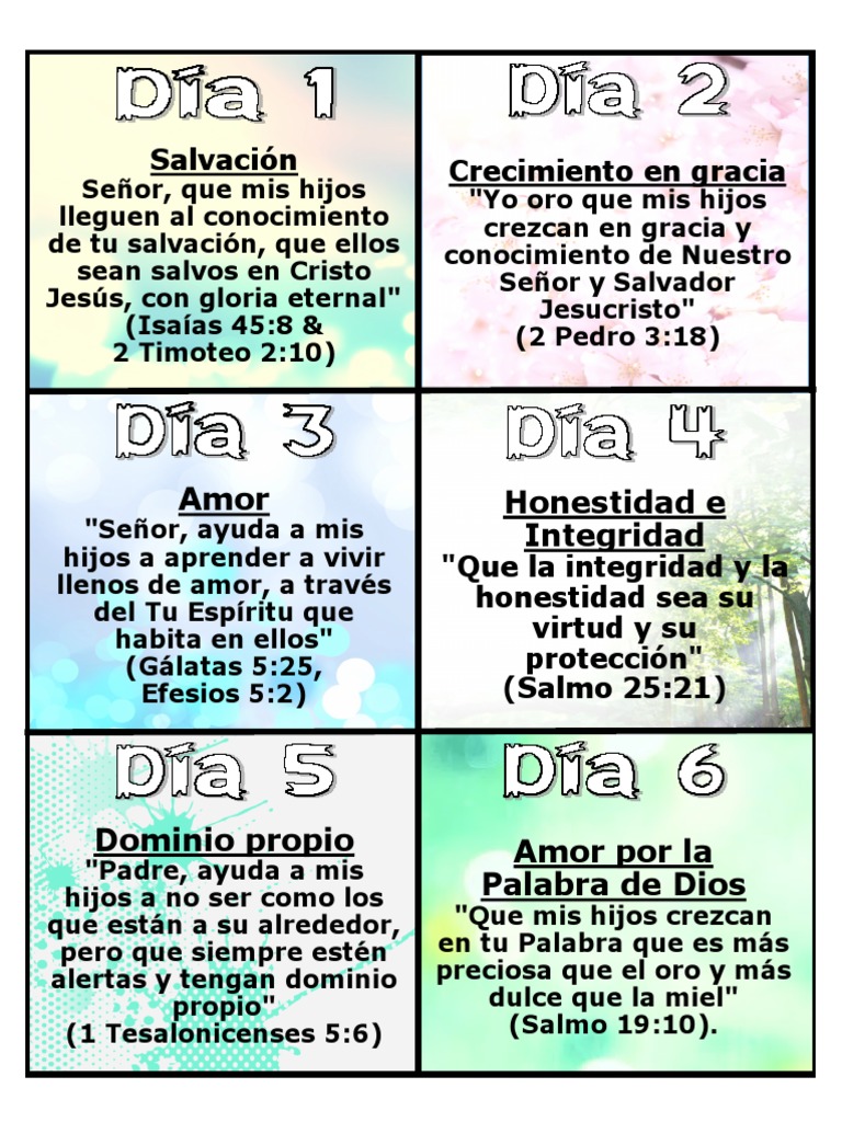 30 Dias de Oracion Por Nuestros Hijos | PDF | Oración | Cristo (título)