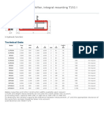 Sideshifter, Integral Mounting T151 I: Technical Data