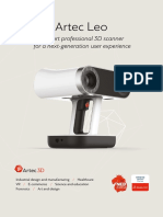 Artec Leo: A Smart Professional 3D Scanner For A Next-Generation User Experience