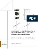 Modelling Non-Linear Dynamics of Rubber Bushings-Parameter Identification and Validation