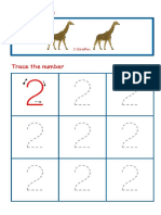 Tracing Numbers Lesson Plan