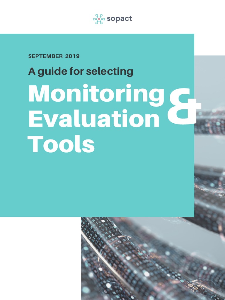 Monitoring And Evaluation Tools Pdf Download Free Pdf Monitoring