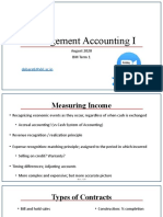 Management Accounting I: Debarati@xlri - Ac.in