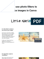 How To Use Photo Filters To Enhance Images in Canva JO