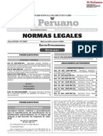 Normas Legales: Dición Xtraordinaria