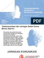 Telekomunikasi, Internet & Teknologi Nirkabel: Arman 1792141014 Kelas B