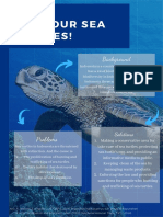 Poster Save Our Sea Turtles!