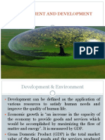 5. Environment & development