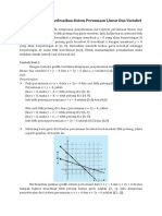 Metode Grafik Menyelesaikan Sistem Persa