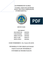 Isu-Isu Global Tentang Konflik, Perdamaian, Dan Pola Kerjasama Internasional