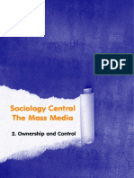 Sociology Central The Mass Media: 2. Ownership and Control