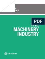 CFA Industry Analyisis Machinery