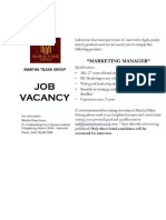 B.inggris Job Vacancy