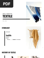 Textile: Week 01 - Introduction