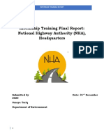 Internship Training Final Report