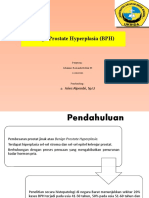 Benign Prostate Hyperplasia (BPH) : Penyusun: Johannes Romandi Nofian W. 112019005 Pembimbing: Dr. Aries Alpendri, Sp.U