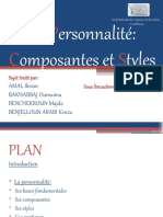 Exposé n°01 - La Personnalié, Composantes _ Styles