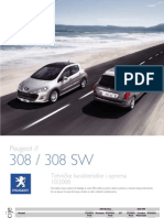 Peugeot //: Tehni Ke Karakteristike I Oprema 10/2008