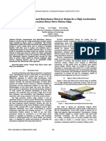 Friction Compensation and Disturbance Observer Design for Precision Motion Control